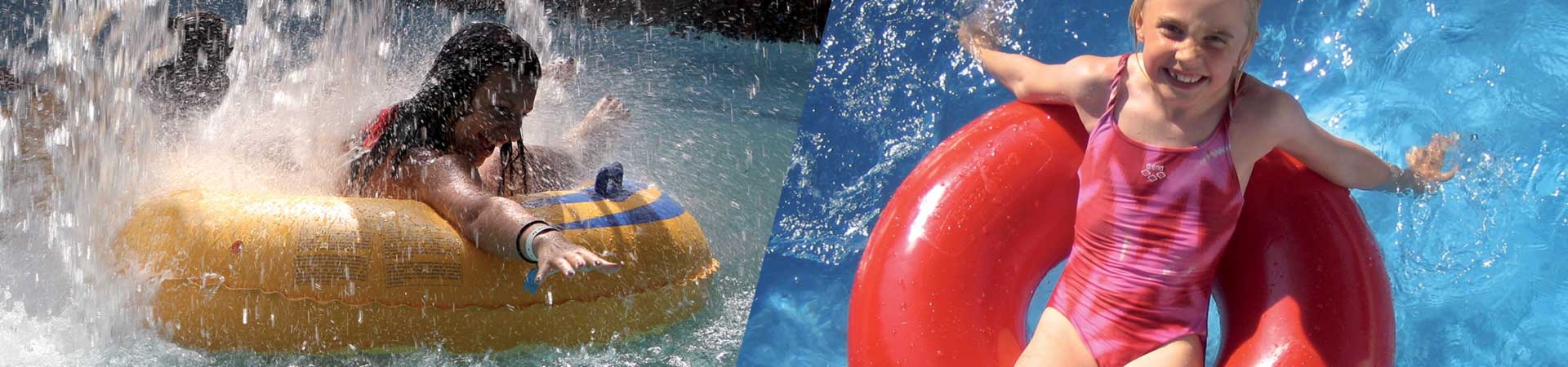 Rotomolded tubes for waterparks